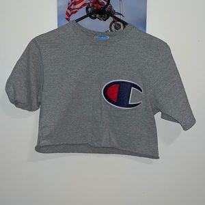 champion crop t shirt